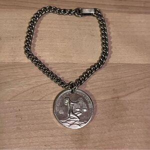 Zodiac Libra Charm Chain Bracelet